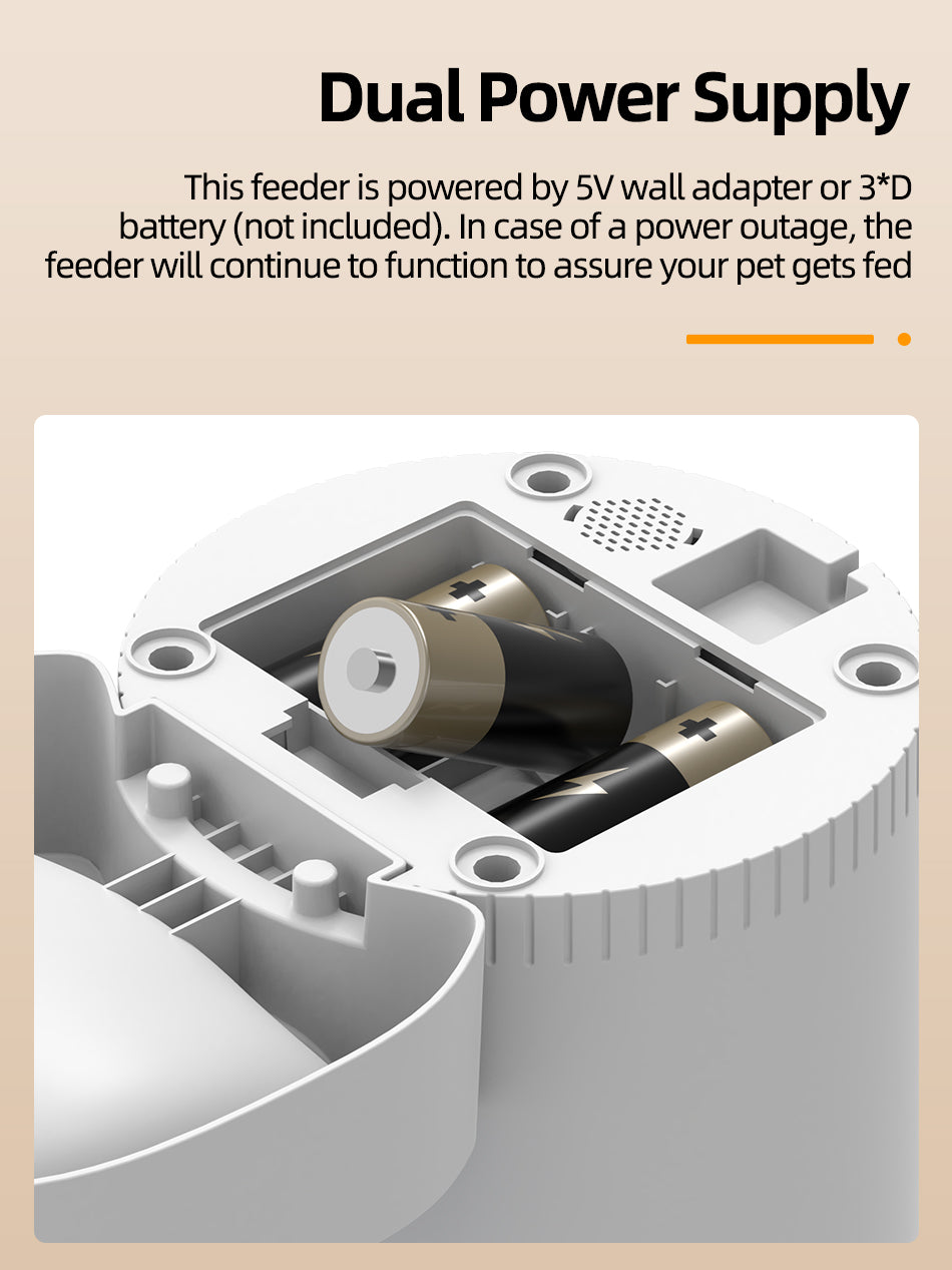 Automatic Cat and Dog Feeder: Feed and Monitor Your Pet with Camera and Smart Technology