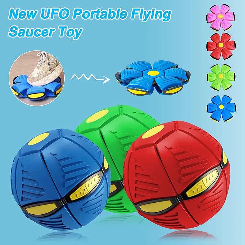 Dog Toys Magic Funny Pet Toy Flying Saucer Outdoor Dog Training Toy Pelota Perro Dogs Accessoires Futurism Saucer Ball