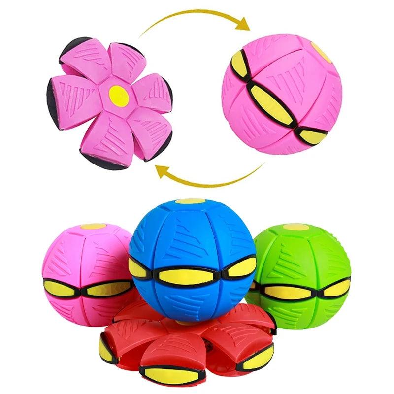 Dog Toys Magic Funny Pet Toy Flying Saucer Outdoor Dog Training Toy Pelota Perro Dogs Accessoires Futurism Saucer Ball