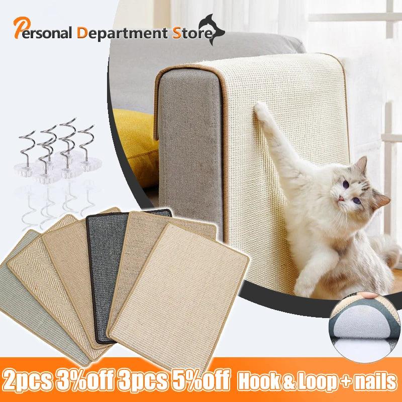 Cat Scratcher Sisal Mat Board Cat Scratch for Sharpen Nails Scraper Cats Tree Cat scratching post Sofa Mats Furniture Protector