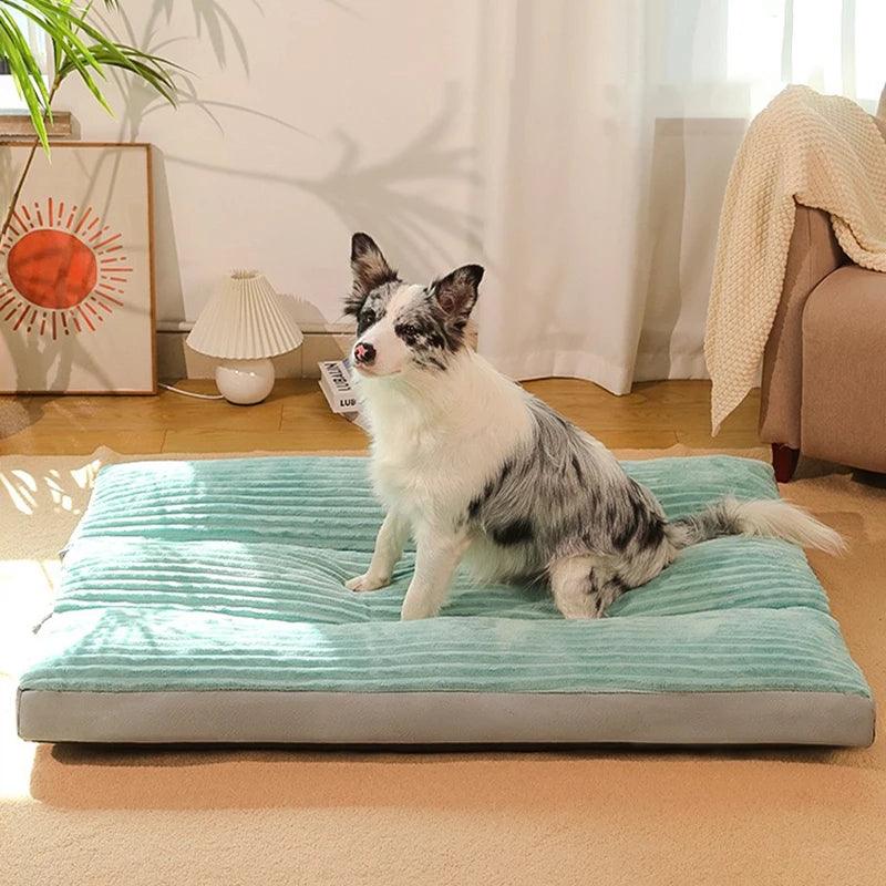 Big Dog Bed Waterproof Warm Mat Pet Large Medium Dog Bed Cushion Anti Stress Mattresses Winter Sofa Furniture Pets Accessories