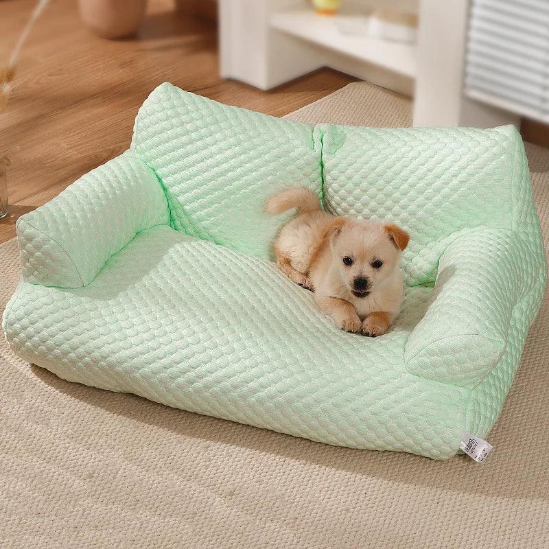 Cat House Plush Dog Sofa Beds Washable Warm Pet Dog Nest Cat Beds Thicken Comfortable Cat Cushion Dog Sleep Cat Furniture