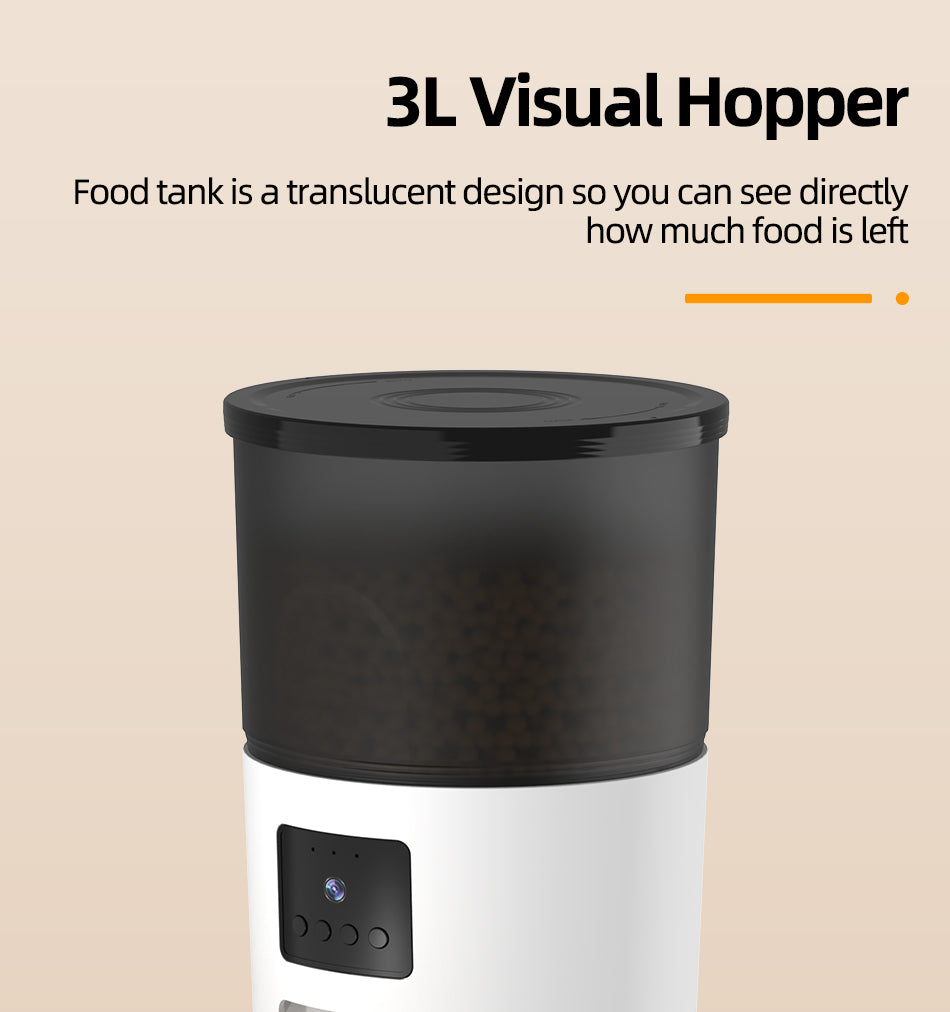 Automatic Cat and Dog Feeder: Feed and Monitor Your Pet with Camera and Smart Technology